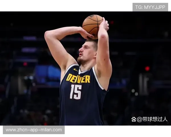 约基奇送出精彩的空接助攻，掘金攻势一波接一波